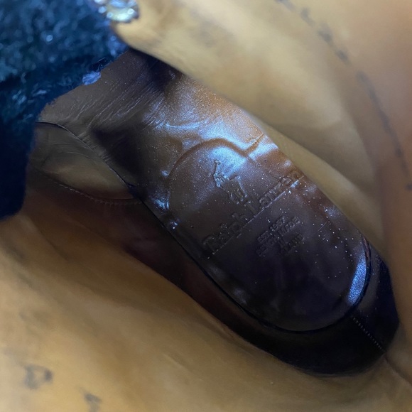 Authentic Handmade Leather Ralph Lauren Boots - Picture 9 of 9